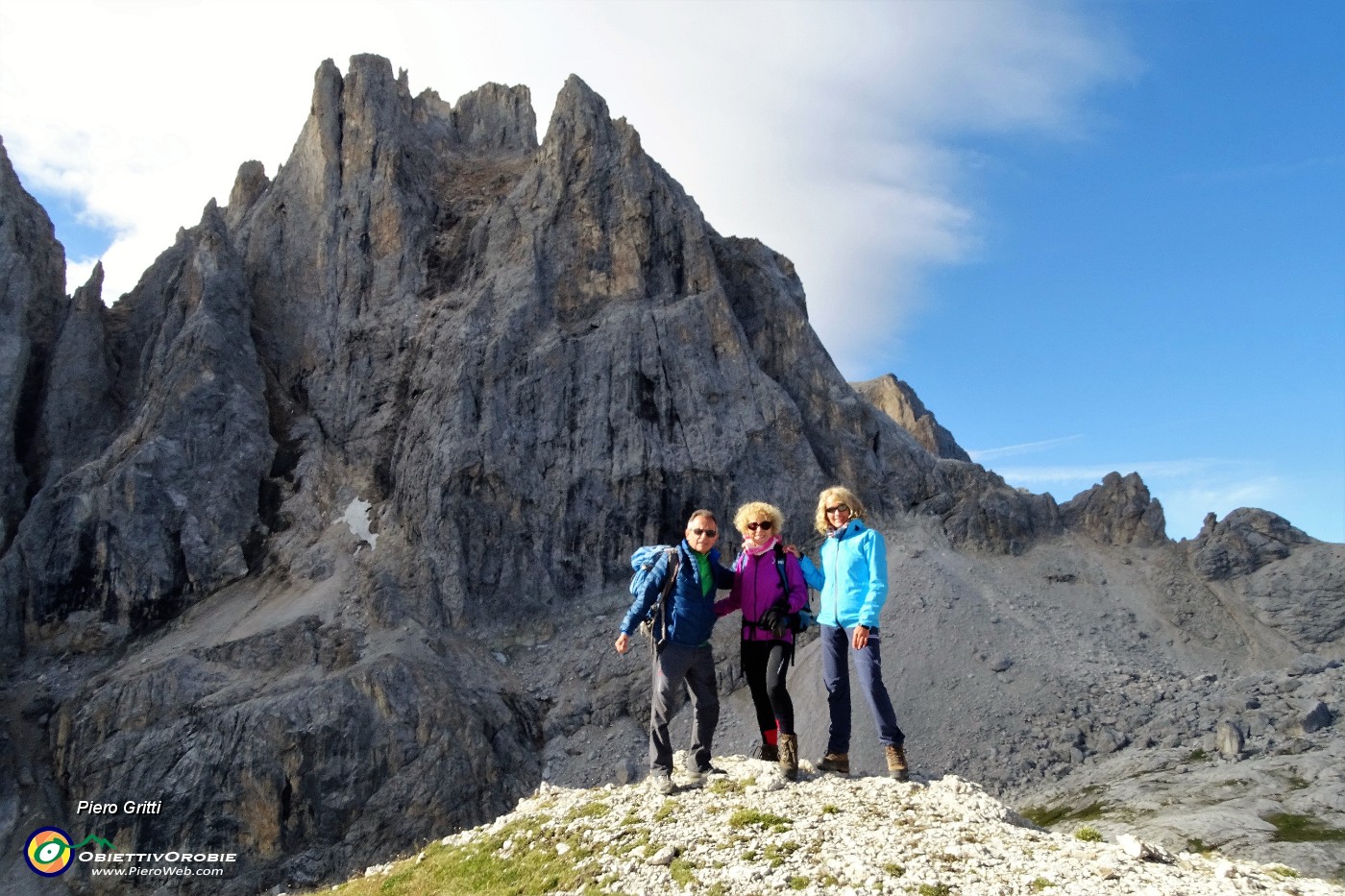 Dal Rif. Mulaz al Sasso Arduini e trekking del Cristo Pensante con